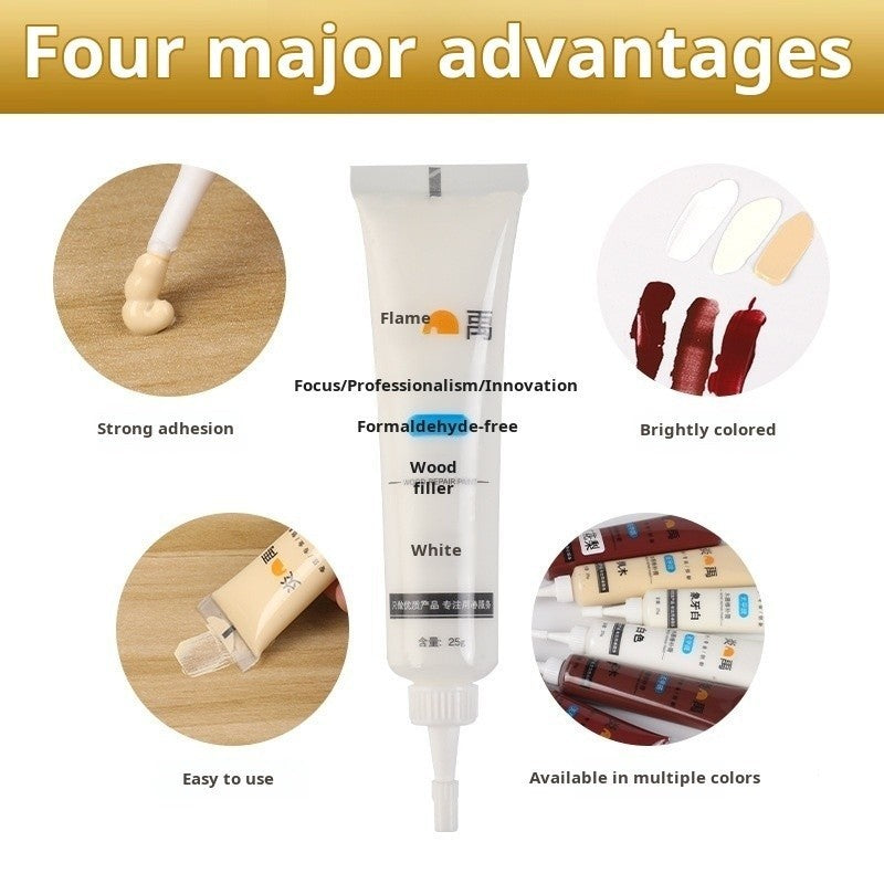 Wood Furniture Repair Paste Cream Floor Table Chair Door Scratch Filler Stain Touch-Up Coloring Agent