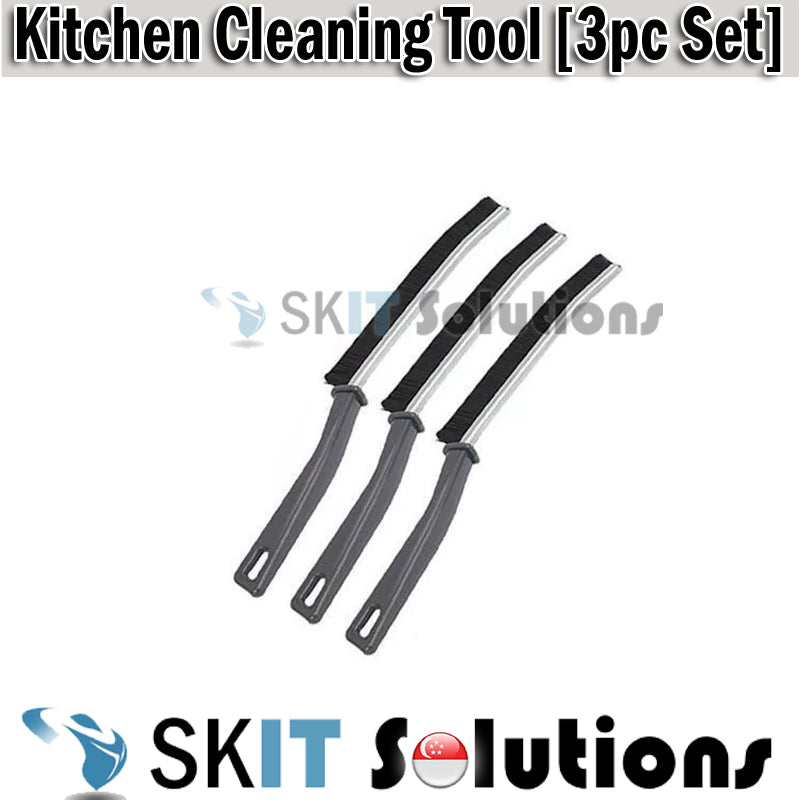3/5/8pcs Kitchen Wire Brush Set Toilet Gas Stove Cleaning Tool Kit Cleaner Crevice Grout Scrubber