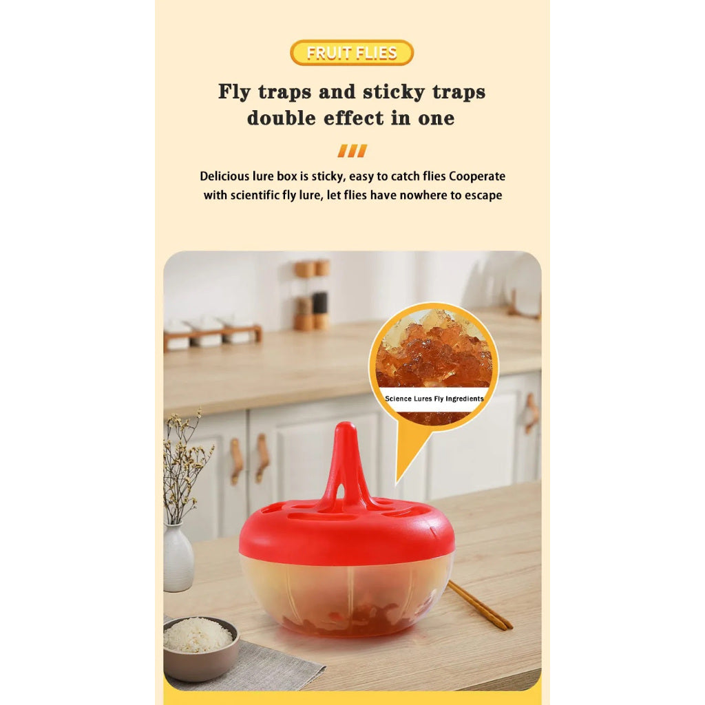 Super Effective Fruit Fly Trap Catcher Japan House Flies Mosquito Lure Extermination Insect Killer
