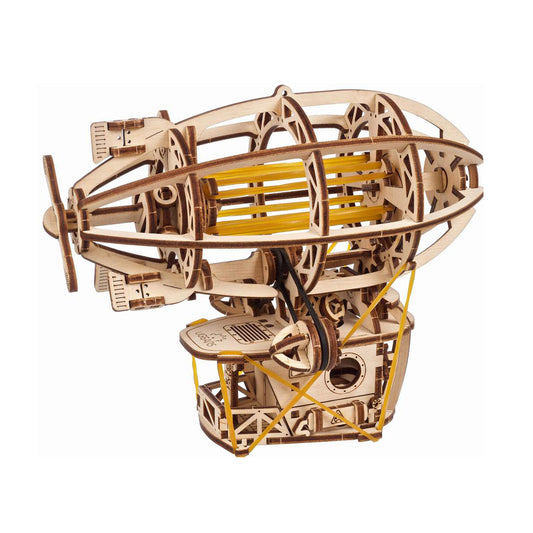 UGEARS Steampunk Airship 3D Mechanical Model Wooden Puzzle DIY Kits