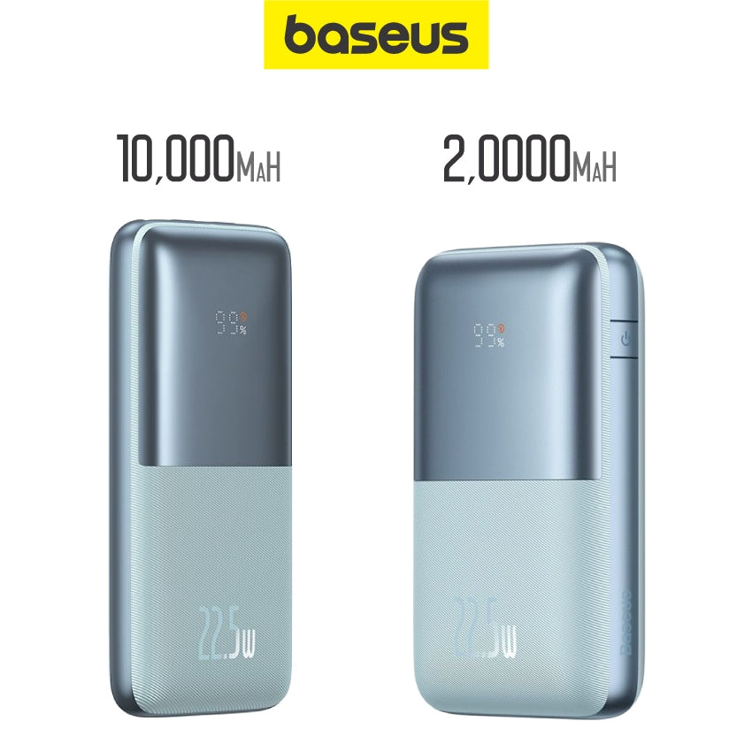 Baseus Bipow Pro Digital Display Fast Charge Power Bank 10000mAh / 20000mAh 22.5W Emergency Battery Charger PowerBank