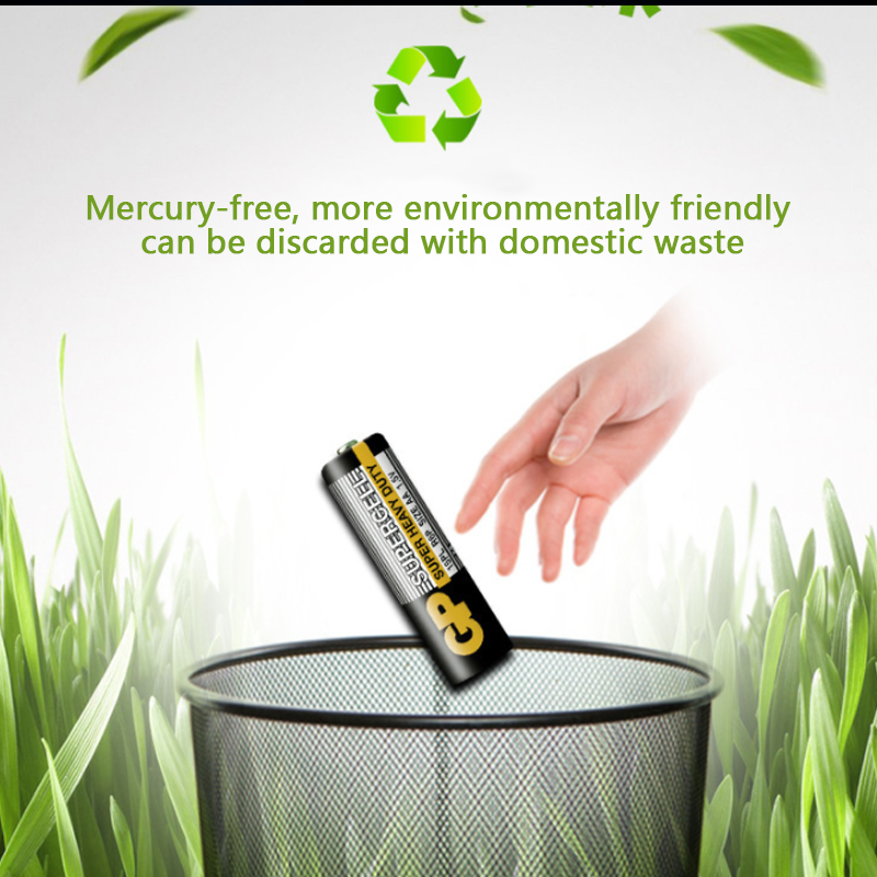 20/40/80pcs GP Supercell AA AAA Battery 1.5V Carbon Zinc Batteries for Toy Clock Remote Control Mouse
