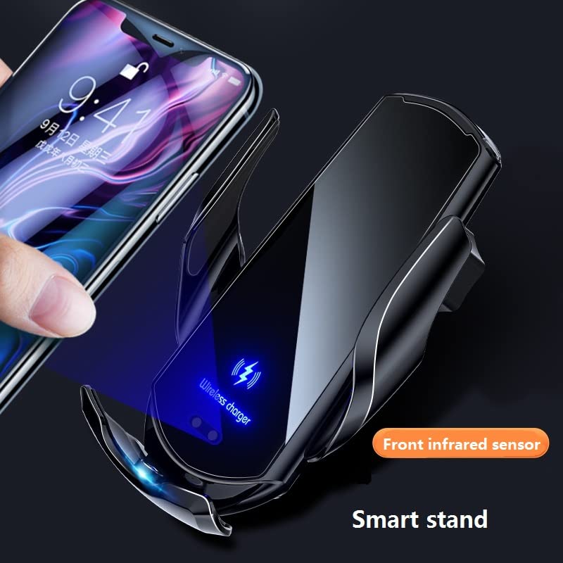 Q3 15W Qi Wireless Charging / Magnetic Charging Car Fast Charger Auto-Clamping Air Vent Phone Mount Aircon Holder Stand