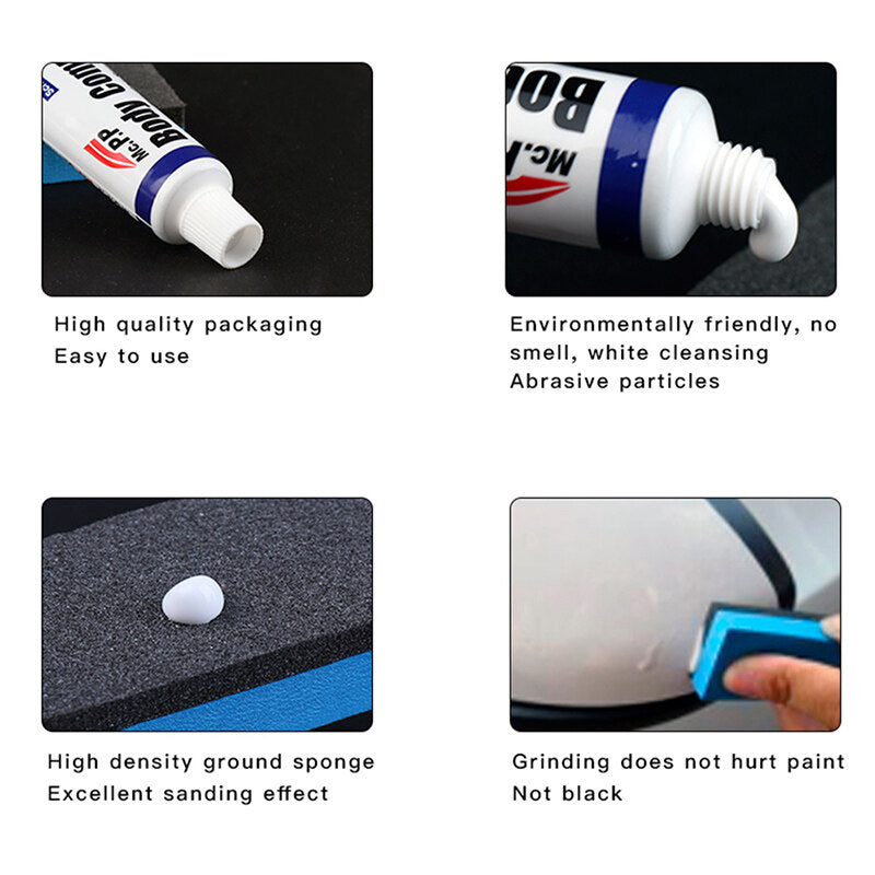 Car Body Compound Wax Paint Paste Set Scratch Paint Care Fix It Pro Repair Kit Scratches Remover Auto Polishing Grinding