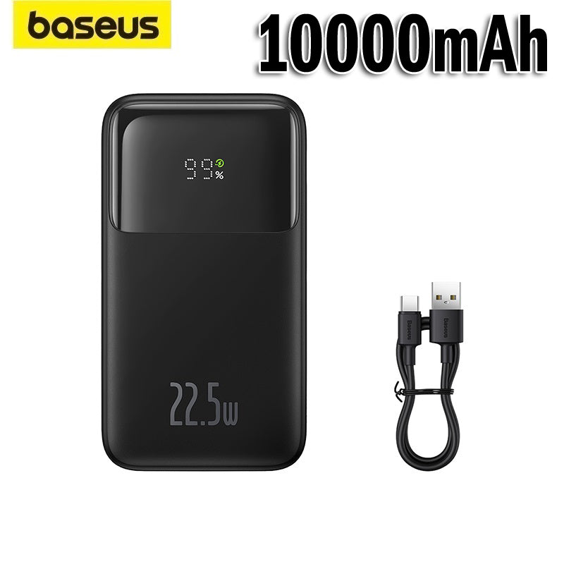 Baseus Comet Series 22.5W Power Bank Powerbank 10000mAh 20000mAh with Built In Dual-Cable Portable Charger Fast Charge