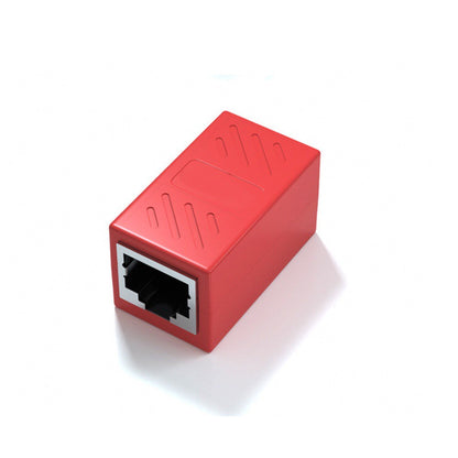 RJ45 Coupler Plug Jack Ethernet Extender Joint Connector in-Line Female to Female LAN Cable Adapter for Cat7 Cat6 Cat5
