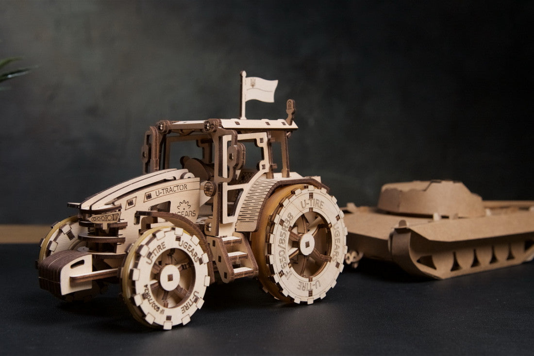 Ugears The Tractor Wins ★Mechanical 3D Puzzle Kit Model Toys Gift Present Birthday Xmas Christmas Kids Adults