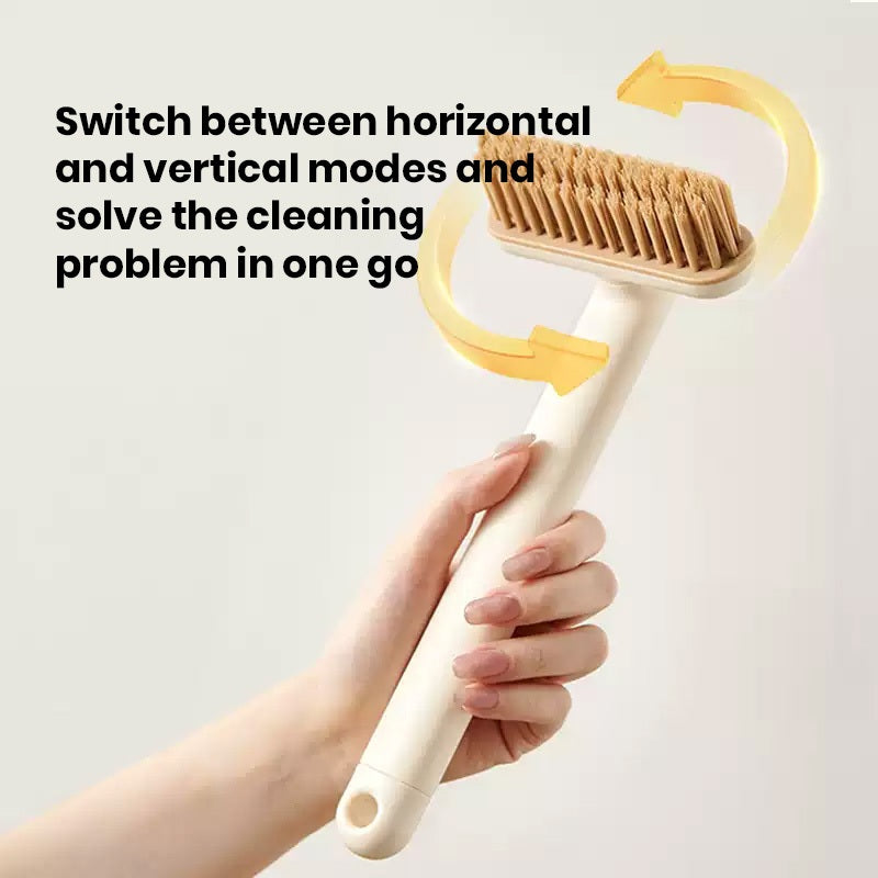 ECOCO Multi Function Gap Cleaning Brush 2 In 1 Rotary Seam Cleaner Brush 2in1 Bathroom Toilet Brush