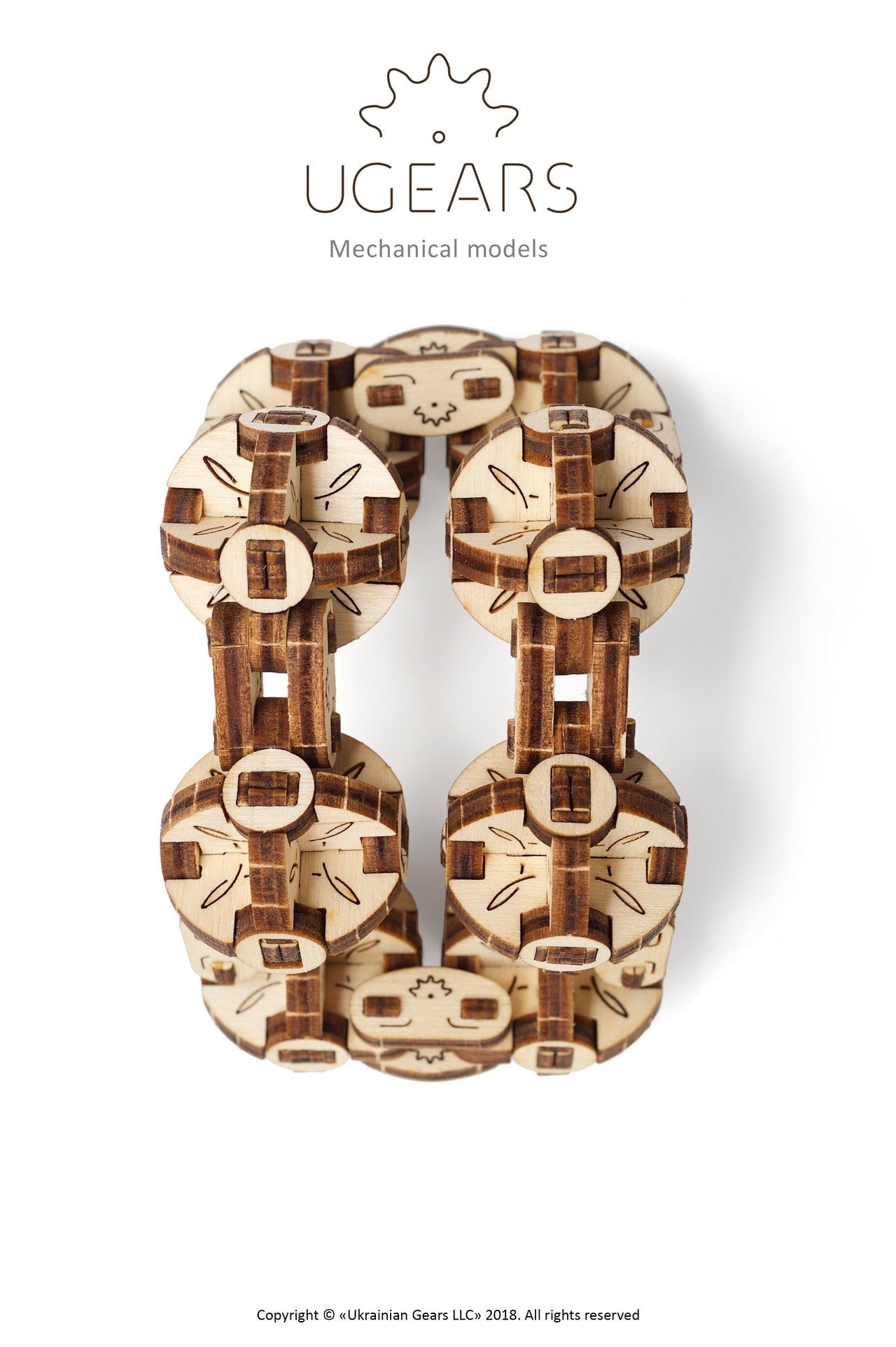 Ugears Flexi-Cubus ★Mechanical 3D Puzzle Kit Model Toys Gift Present Birthday Xmas Christmas Kids Adults