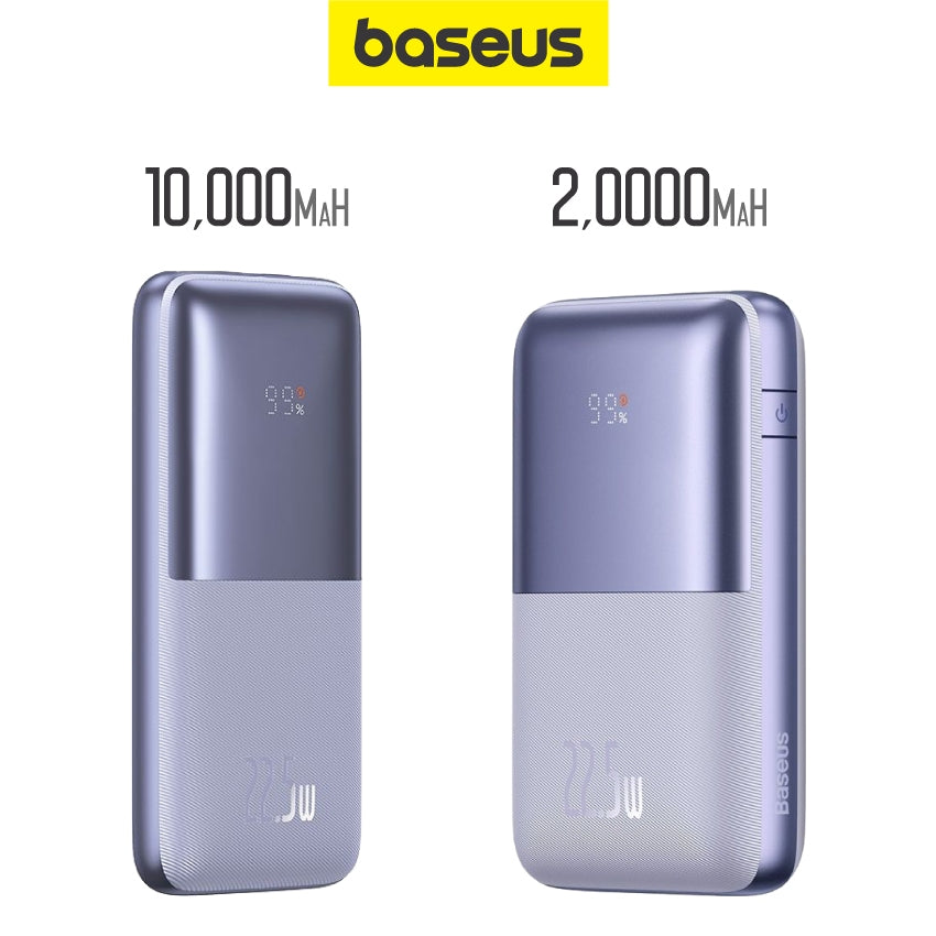 Baseus Bipow Pro Digital Display Fast Charge Power Bank 10000mAh / 20000mAh 22.5W Emergency Battery Charger PowerBank