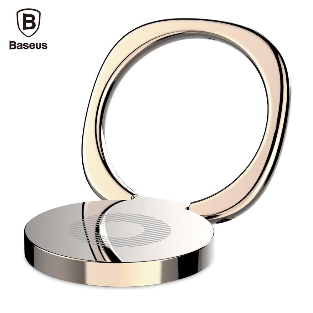 Baseus Privity Ring Bracket Phone Stand Finger Grip Desktop Holder Car Mount Buckle 180 Degree Rotation