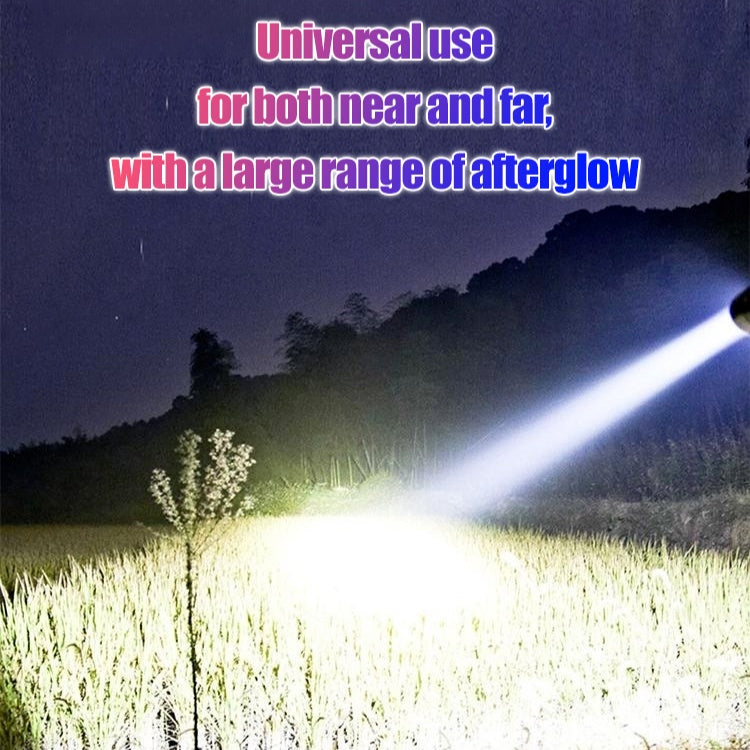 Three Eyed Mini Flashlight Rechargeable Magnetic Clip Torchlight Camping Flash Torch Light Bright