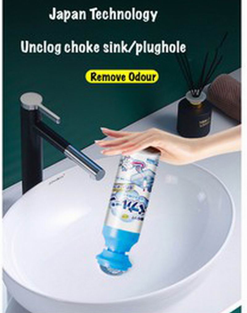 Drainage Power Flush Sink Drain Pipe Toilet Bowl Cleaner Japan Formula Foaming Plughole Sanitiser