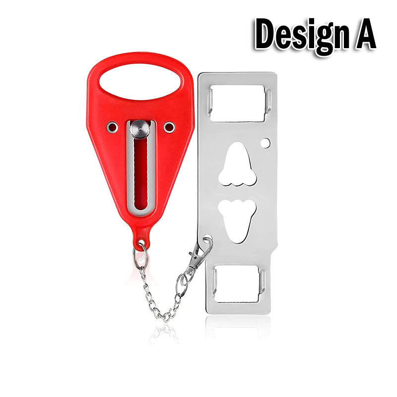 Portable Travel Door Lock Home Security Keypad Lockdown Locker Door Stopper Anti-Theft for Safety Privacy Hotel Home