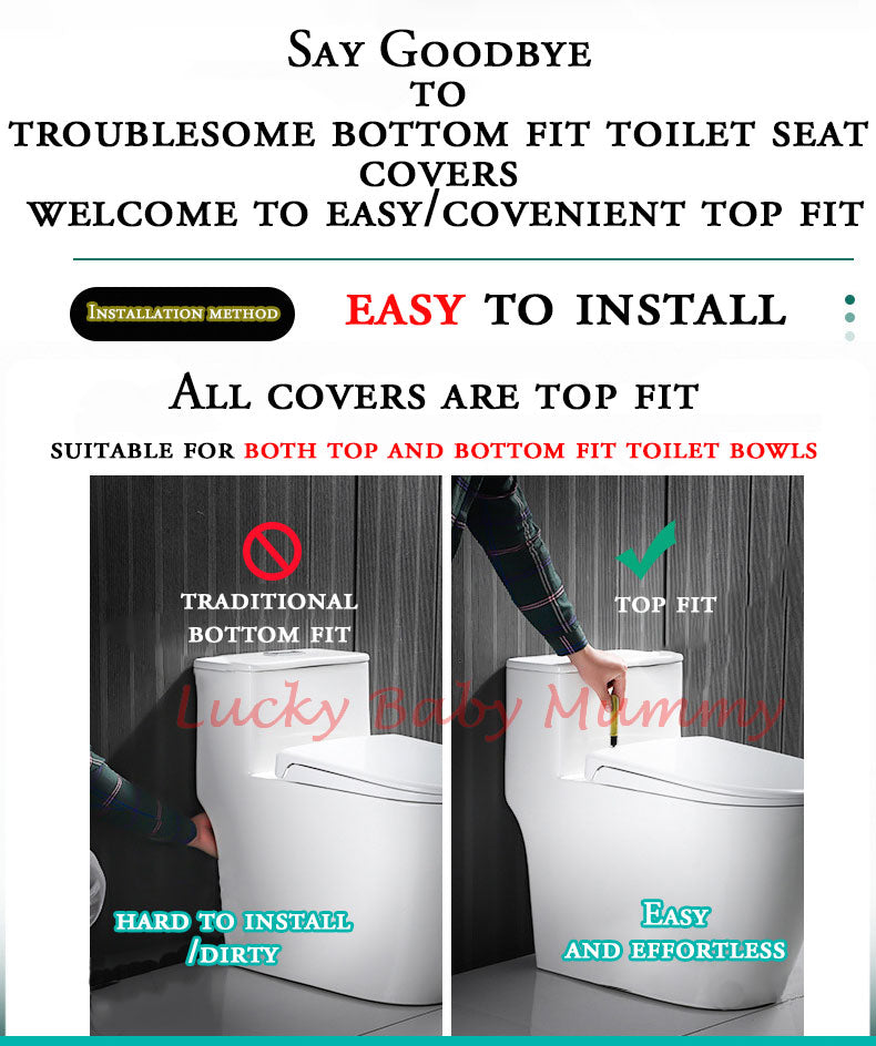Toilet Seat Cover Quick Release Silent Slow Close Extra Thickness Easy Install Lid Seatcover 马桶盖