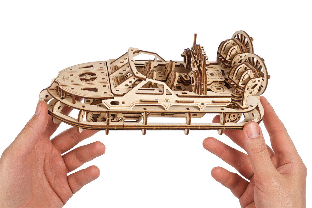 Ugears Rescue Hovercraft 3D Mechanical Model Wooden Puzzle DIY Kits