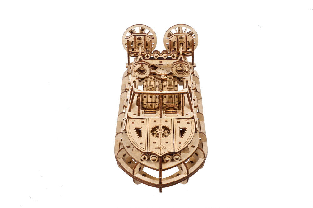 Ugears Rescue Hovercraft 3D Mechanical Model Wooden Puzzle DIY Kits
