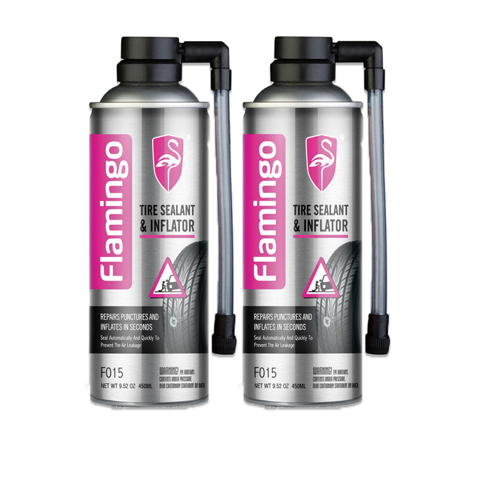 Flamingo Tire Sealant & Inflator F015 Puncture Vacuum Repair Spray Repairing Liquid Fluid Inner Tube Car Motorcycle Bike