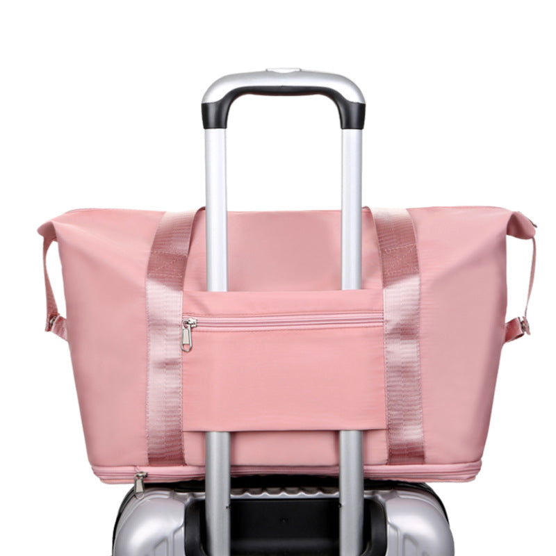 Expandable Tote Duffle Weekender Travel Business Trip Cabin Buggy Carry Bag Shoulder Yoga Sports Gym Luggage Backpack
