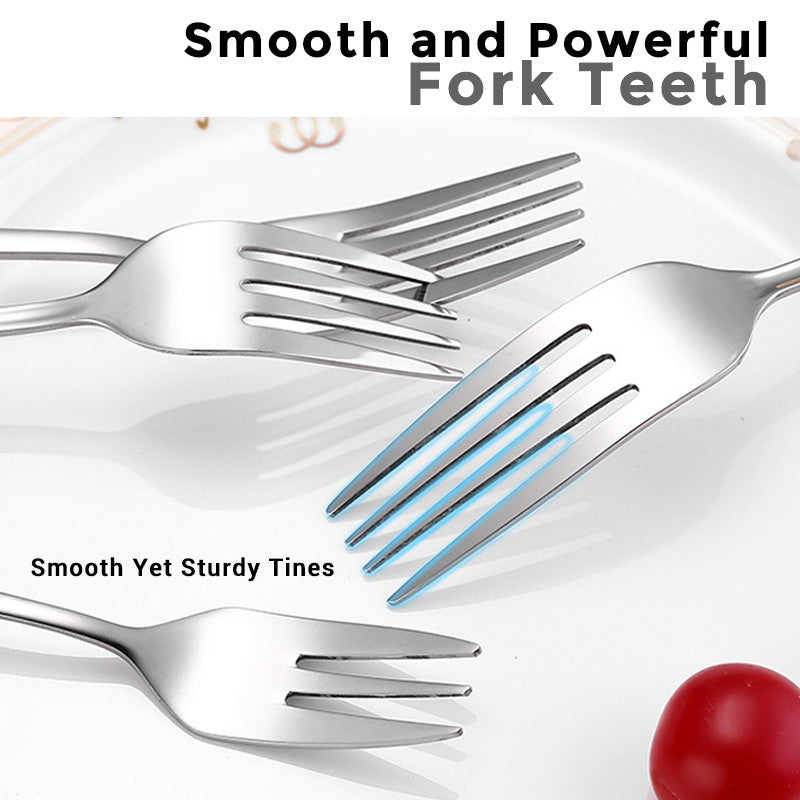 Stainless Steel Cutlery Set Fork Spoon Knife Chopsticks Soup Spoon Tea Spoon Kitchen Utensils Gift