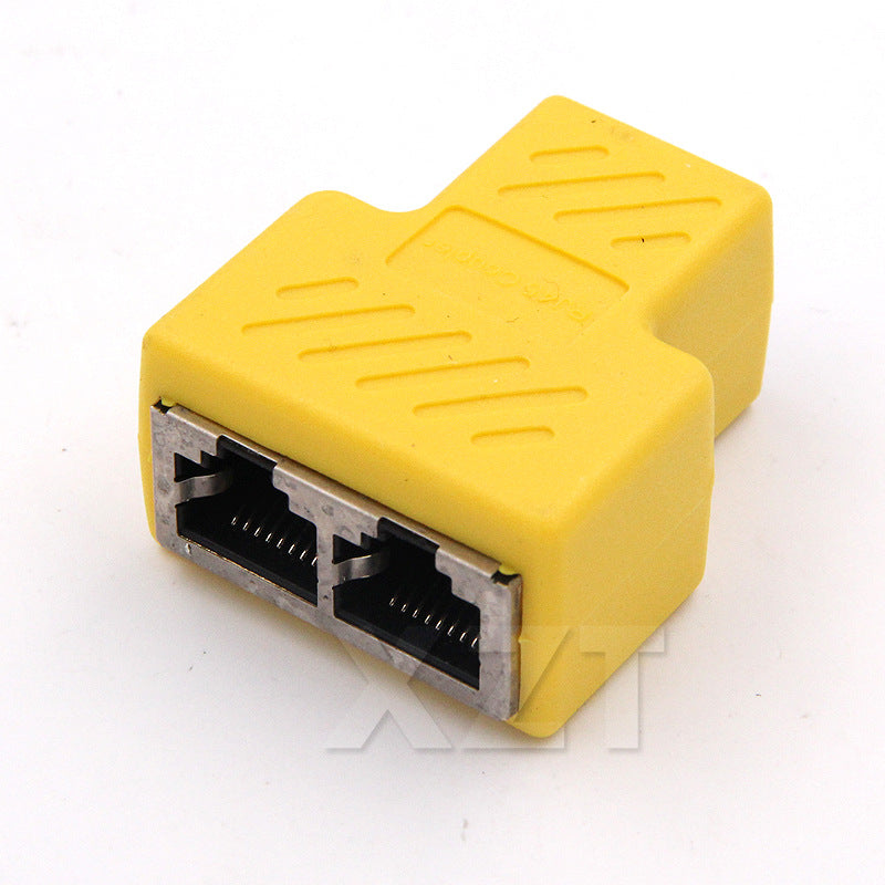 1 to 2 RJ45 Ethernet Splitter Adapter Network Extender Cable Female to Dual LAN Port for Modem PC