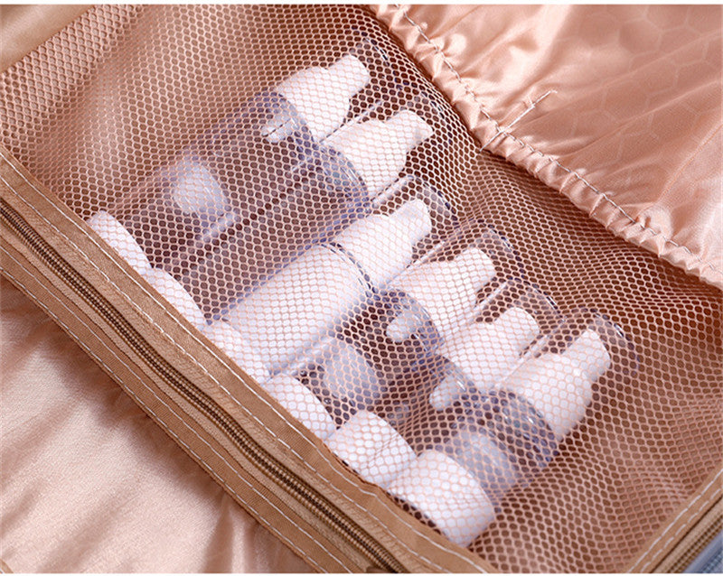 Travel Press Type Mini Vacuum Airless Spray/Lotion Pump Bottle Empty Refillable Cosmetic Body Cream Storage Dispenser