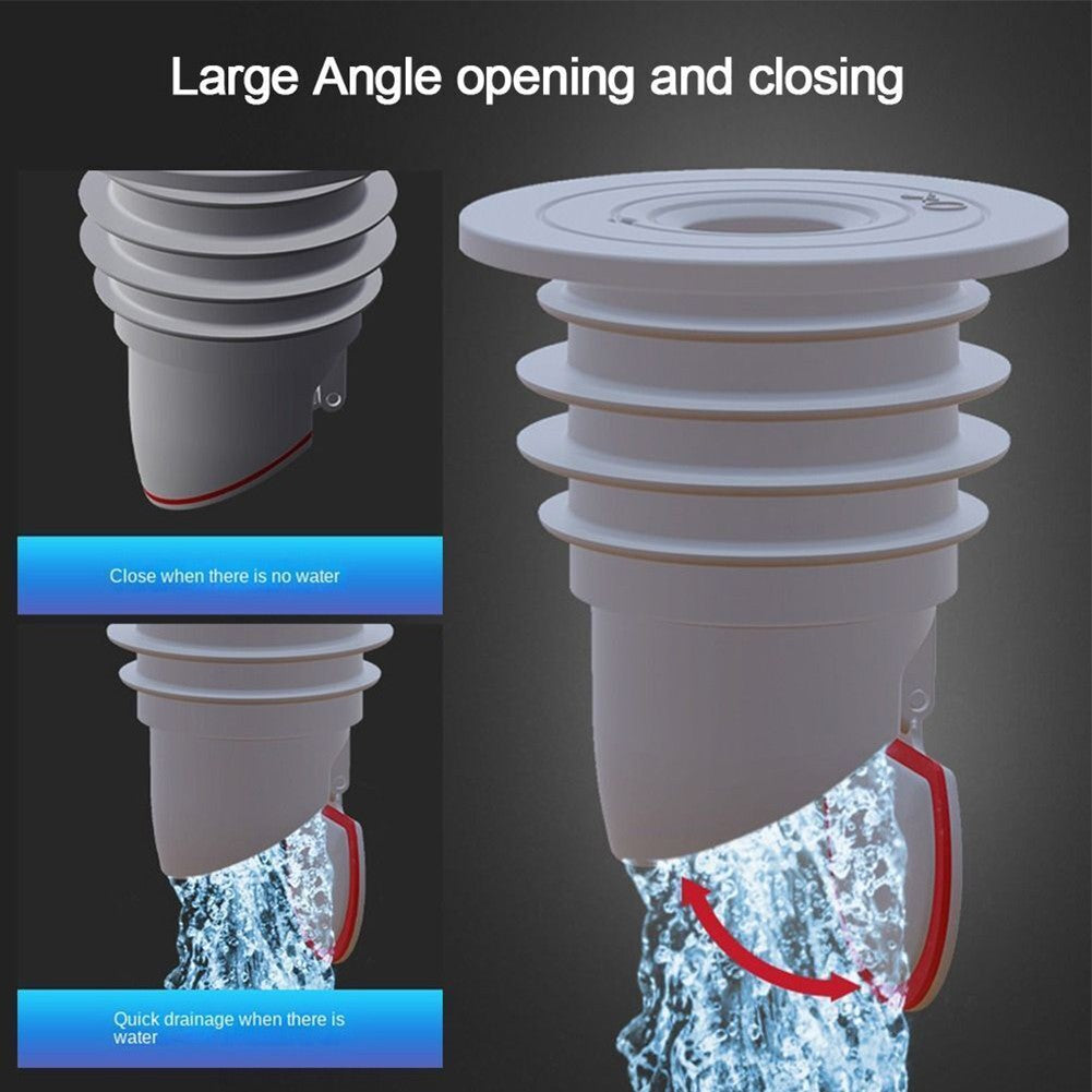 Upgraded Silicone Drain Pipe Sealing Plug Sewer Deodorant Seal Cover Kitchen Washing Machine Drainage Basin