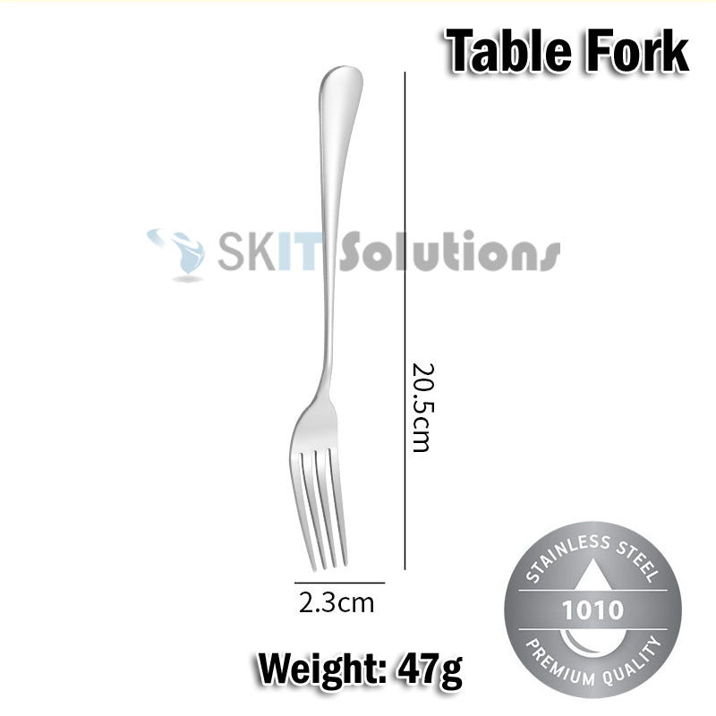 Stainless Steel Cutlery Set Fork Spoon Knife Chopsticks Soup Spoon Tea Spoon Kitchen Utensils Gift