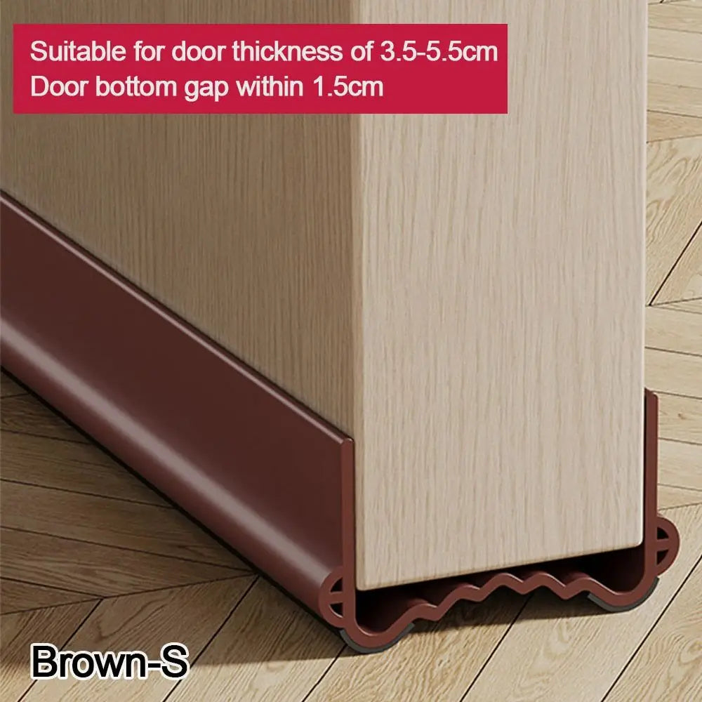 Upgraded 3rd Gen Under Door Bottom Sealing Strip Draft Stopper Blocker Seal Gap Sealer Block Sound Noise Reduce Proof Insert Dust Aircon