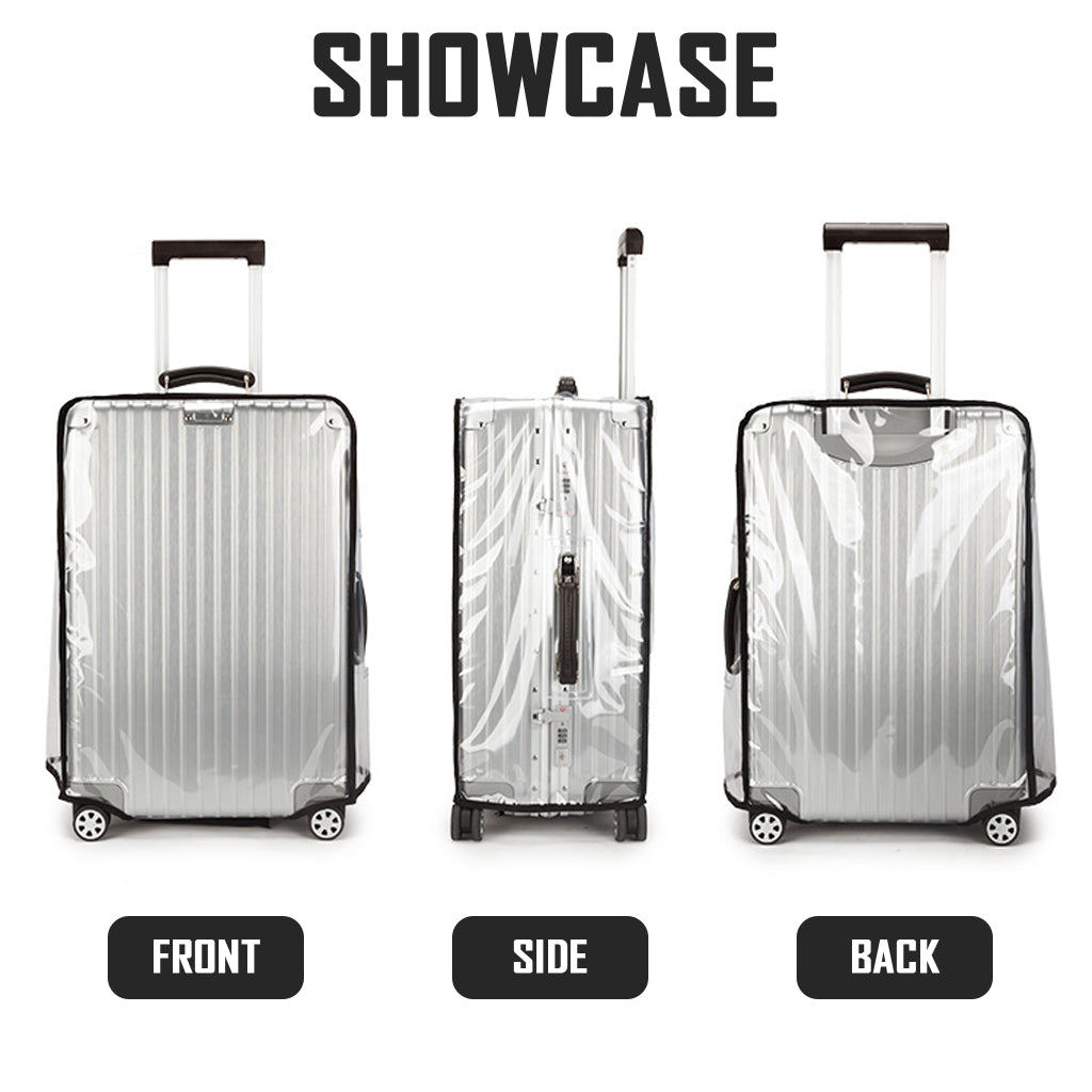 PVC Clear Cover For Luggage Protector Travel Suitcase Cover Transparent Waterproof Trolley Protective Bag 20-30 Inches