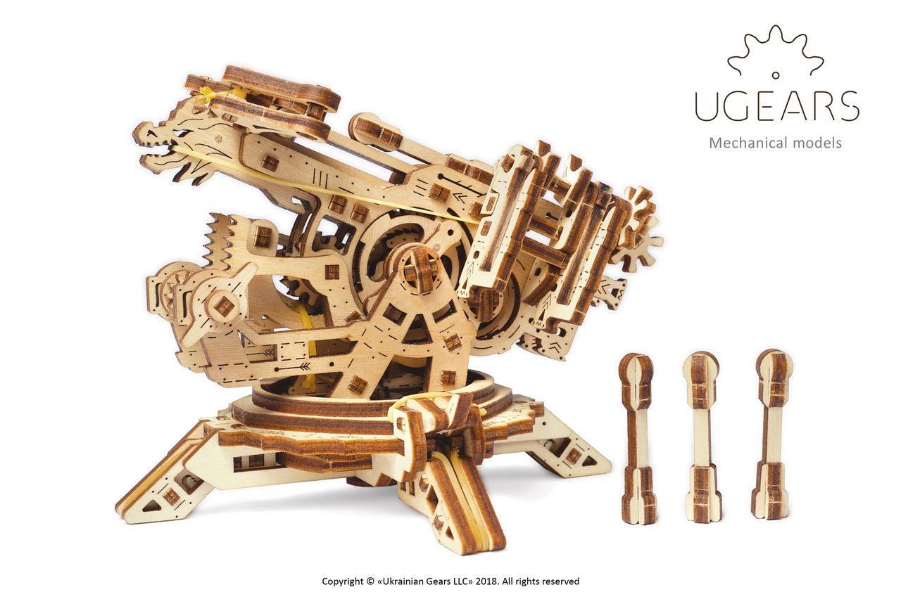 Ugears Archballista-Tower ★Mechanical 3D Puzzle Kit Model Toys Gift Present Birthday Xmas Christmas Kids Adults