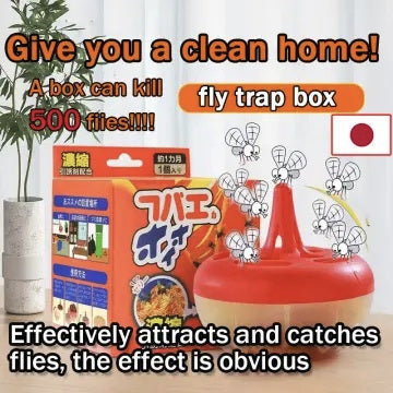 Super Effective Fruit Fly Trap Catcher Japan House Flies Mosquito Lure Extermination Insect Killer