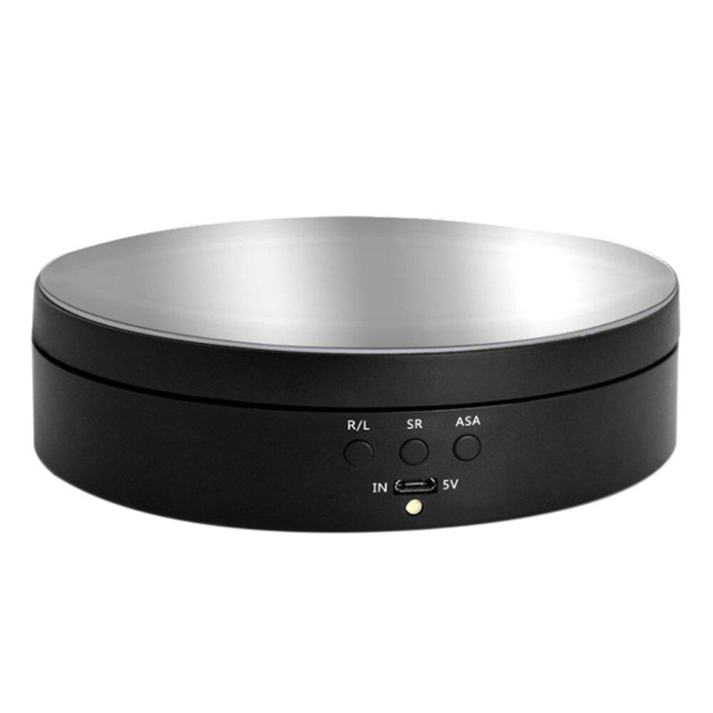 Rotating Display Stand 360 Degree Rotating Turntable Display Stand with USB Power Cable for Photography Products Jewelry