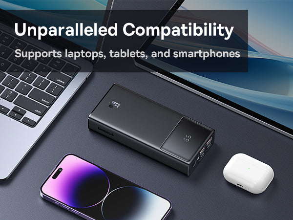 Baseus Star-Lord 65W 20000mAh Fast Charging Star Lord Power Bank Digital Display Laptop Tablet Phone
