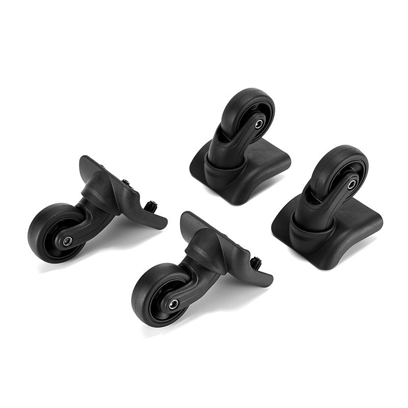 4PCS Set Universal Travel Suitcase Replacement Wheels 360° Swivel Dual Roller Silent Luggage Parts