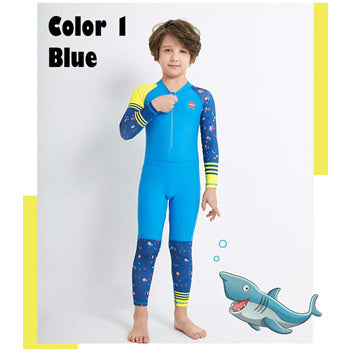 KIDS Swimsuit ★ LS-18822 Long Sleeve Swimming Costume Wear Suit★ Swim Clothes Boy and Girl