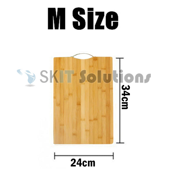 Hangable Lightweight Bamboo Cutting Board Durable Wooden Chopping Serving Board Kitchen Household