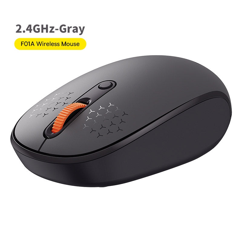 Baseus F01A Wireless Silent Mouse 2.4GHz Ergonomic Bluetooth Mute Mouse for Laptop Tablet PC MacBook