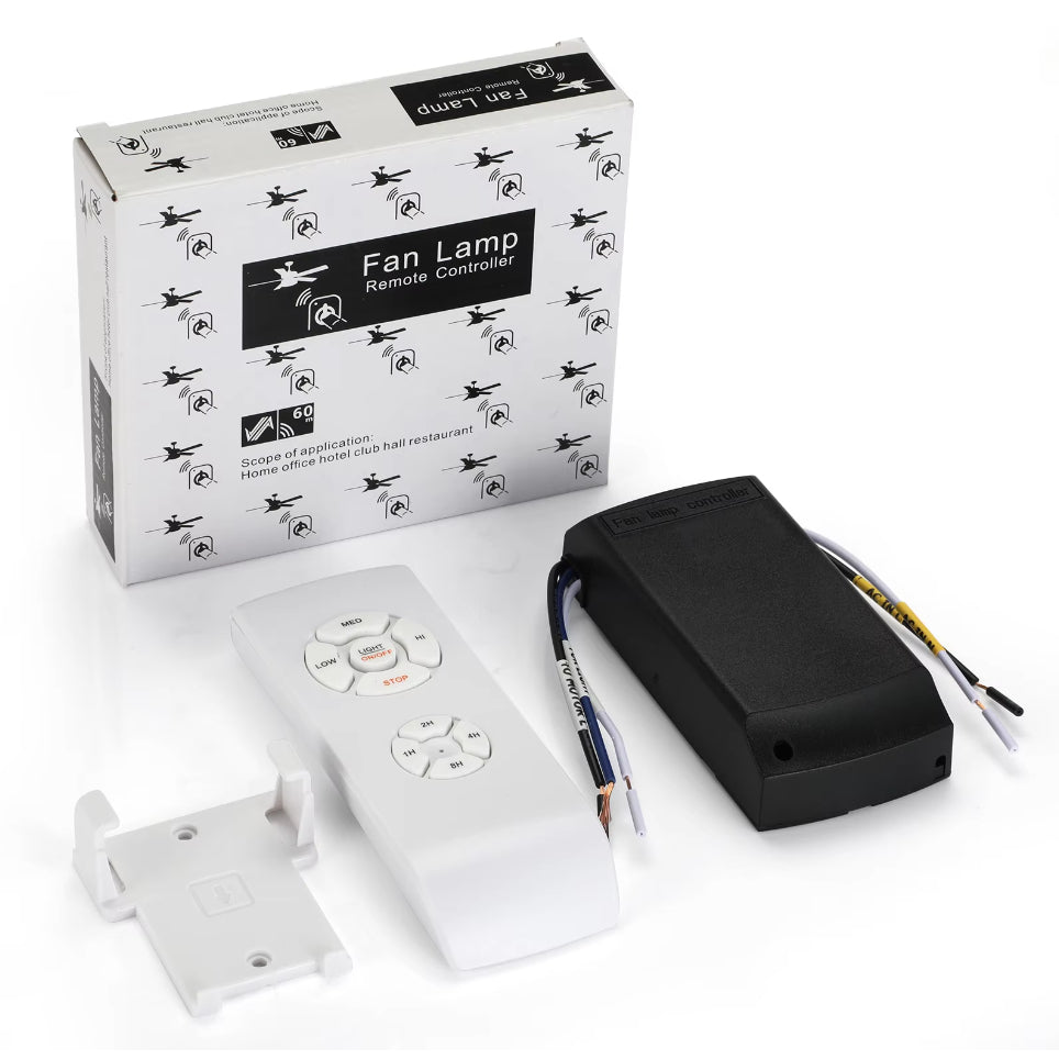 Smart Universal Ceiling Fan Lamp Remote Control Kit with Receiver 3 Speed Timing Wireless Controller