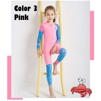 KIDS Swimsuit ★ LS-18822 Long Sleeve Swimming Costume Wear Suit★ Swim Clothes Boy and Girl