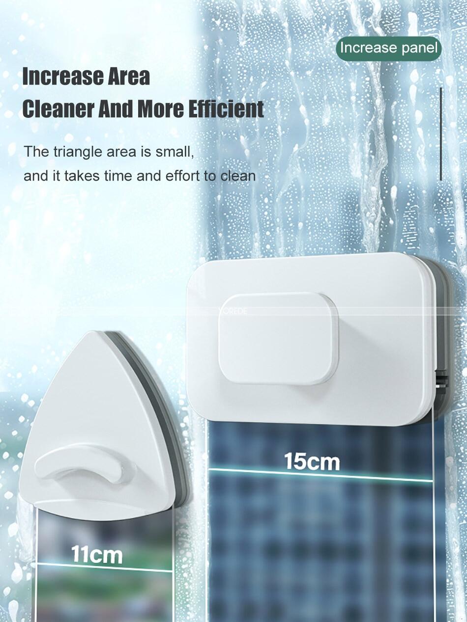 Latest Double Side Magnetic Window Glass Cleaner Brush Household Double-Sided Cleaning Tool Clean Wiper