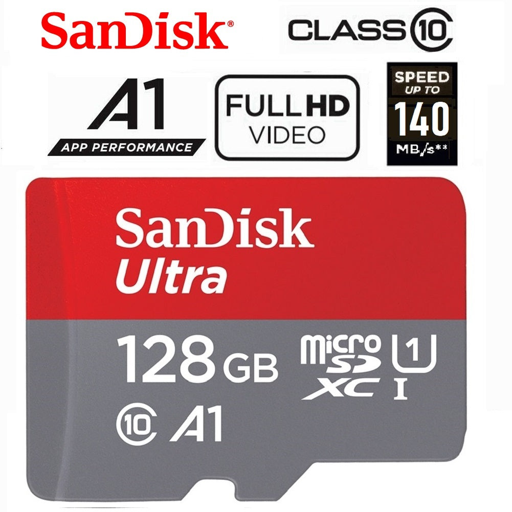 Sandisk Ultra MicroSD Memory Card 32GB 64GB 128GB 256GB 512GB 1TB