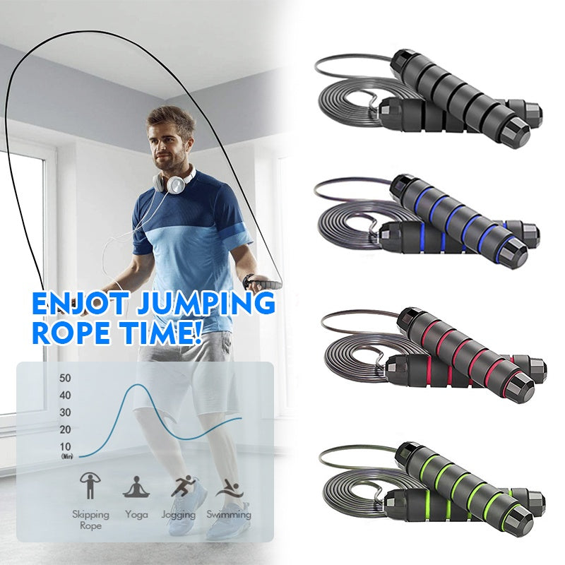 Adjustable Skipping Rope Jump Rope Fitness Training Weight Loss Exercise Cardio Workout Men Women
