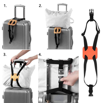Adjustable Luggage Bag Cross Strap Binding Belt Buckle Travel Essential Suitcase Accessories Packing Baggage Elastic