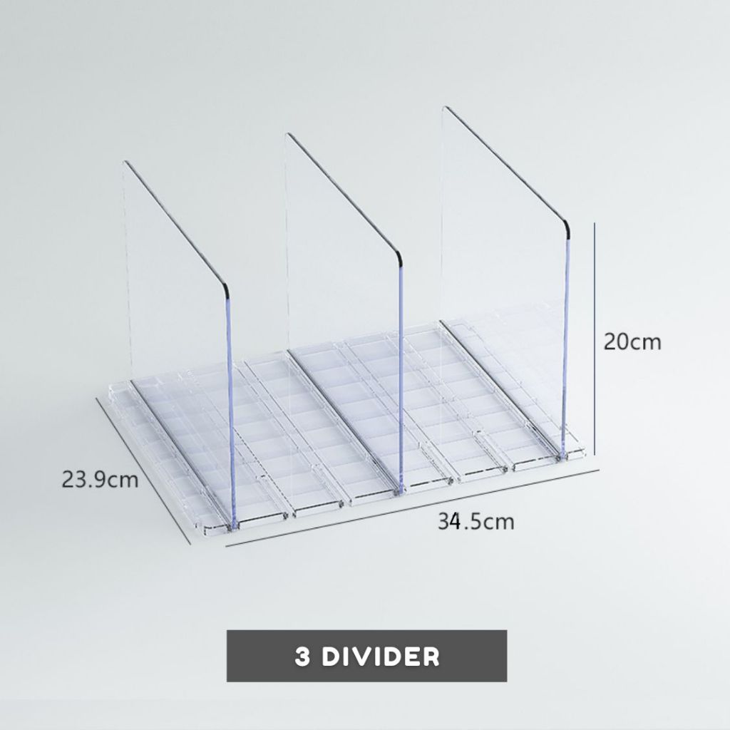 Adjustable Closet Bag Book File Organizer Dividers Purse Handbag Storage Box Rack Partition