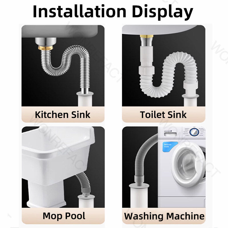 Upgraded Silicone Drain Pipe Sealing Plug Sewer Deodorant Seal Cover Kitchen Washing Machine Drainage Basin