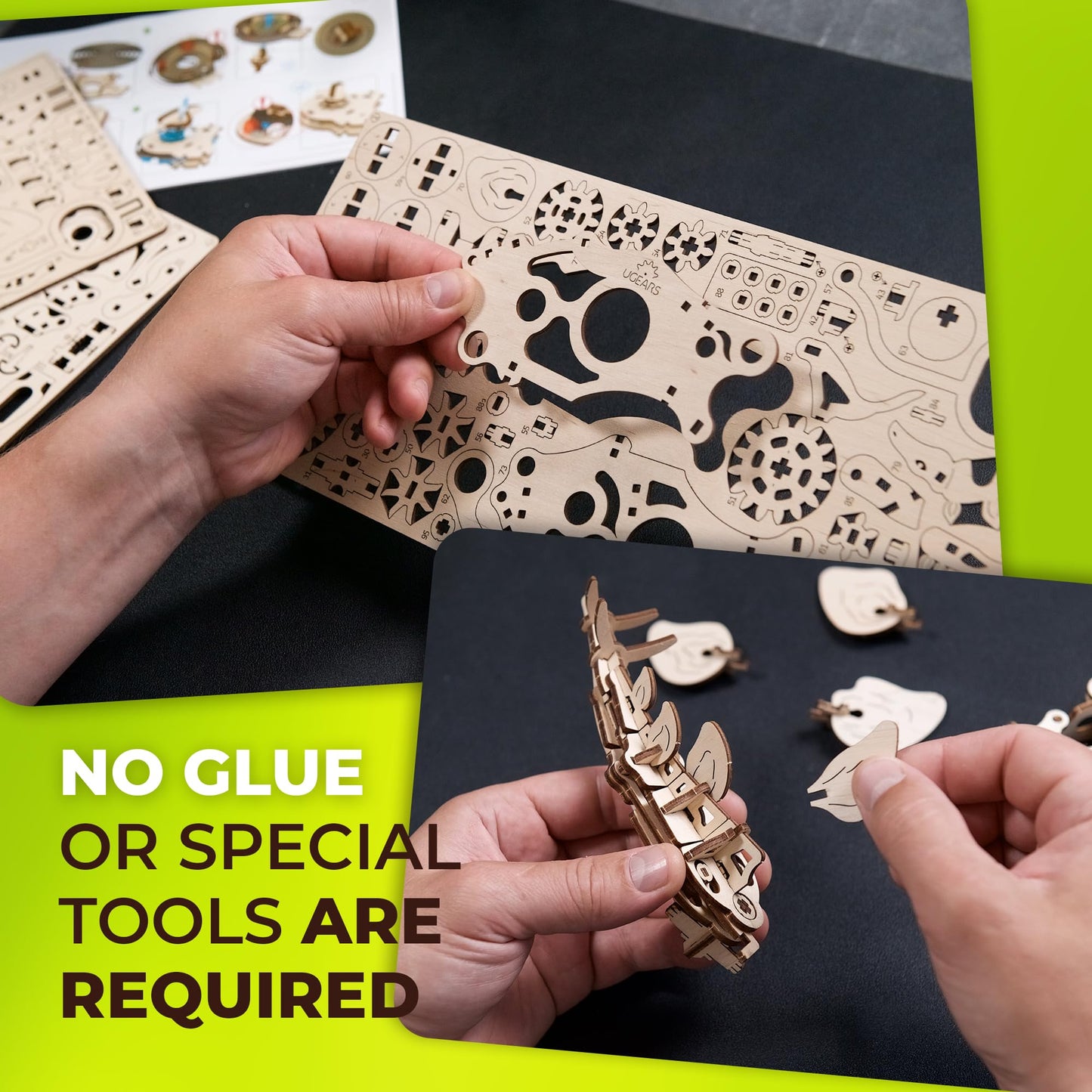 UGEARS Stegosaurus Dinosaur Wooden Model Kits