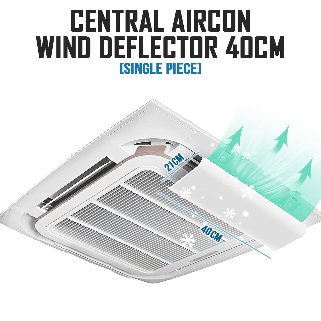 Central Aircon Cassette Wind Deflector Ceiling Air Conditioner Airflow Diverter Air Con Shield Windshield Deflactor