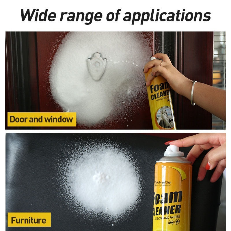 650ML Foam Cleaner Spray Multi-Functional Stain Remover Car Home Anti Bacterial All Purpose Cleaning