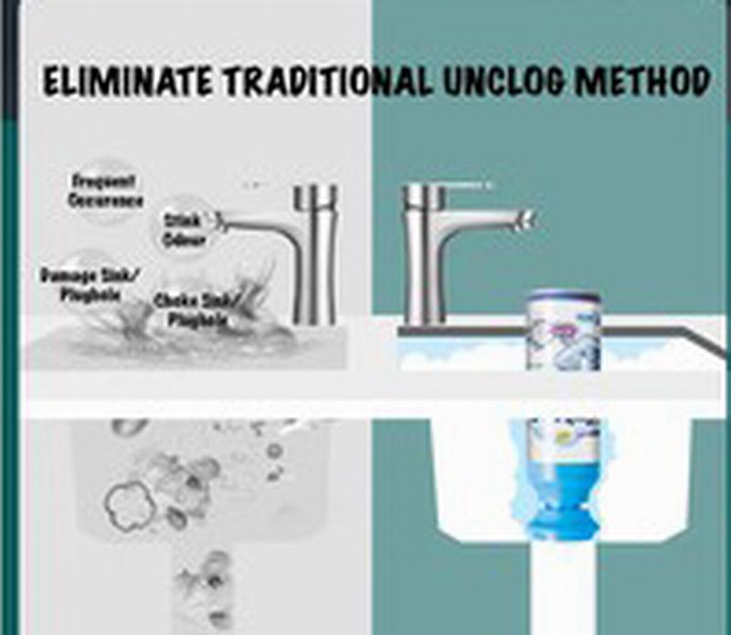 Drainage Power Flush Sink Drain Pipe Toilet Bowl Cleaner Japan Formula Foaming Plughole Sanitiser